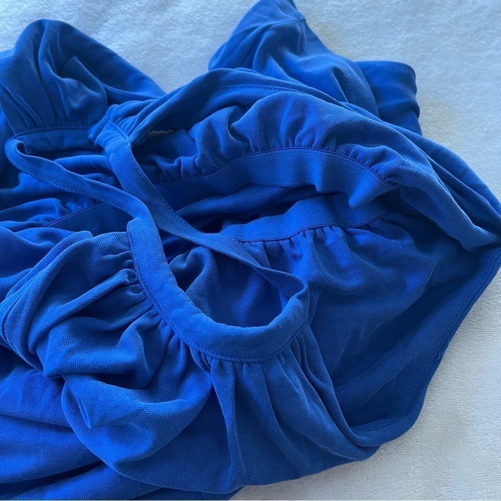 SIGRID OLSEN Blue Halter Mini Dress - Picture 3 of 5